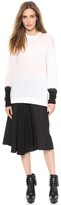 Thumbnail for your product : 3.1 Phillip Lim Contrast Sleeve Pullover
