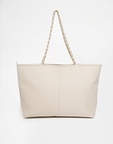 Thumbnail for your product : ASOS Shoulder Bag with Wrapped Chain Handles