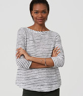 Thumbnail for your product : LOFT Textured Stripe Top