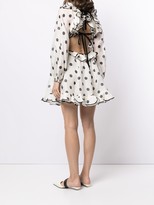 Thumbnail for your product : Zimmermann Lovestruck polka-dot print mini dress