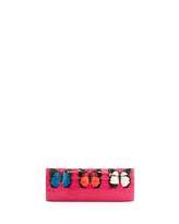 Thumbnail for your product : Nancy Gonzalez Butterfly Crocodile Razor Clutch Bag, Pink/Multi