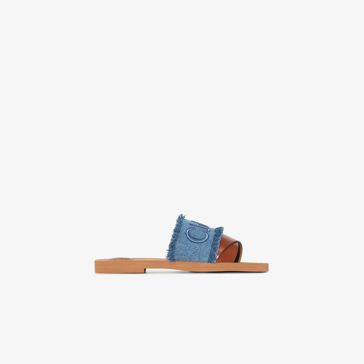 blue chloe sandals