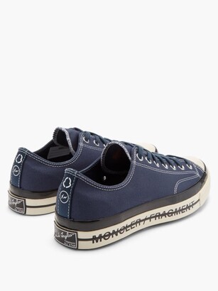 Fragment Moncler X X Converse - Fraylor Iii Canvas Trainers - Navy