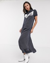 Thumbnail for your product : Résumé Resume tal fringe detail maxi dress in navy
