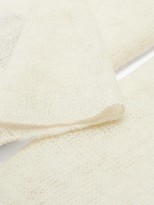 Thumbnail for your product : LAUREN MANOOGIAN Fringed Baby Alpaca Scarf - White