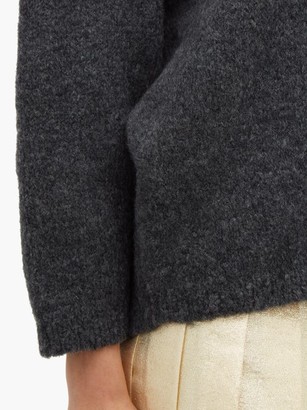 Vika Gazinskaya Oversized Boucle Sweater - Dark Grey