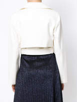 Thumbnail for your product : Giuliana Romanno cropped biker jacket