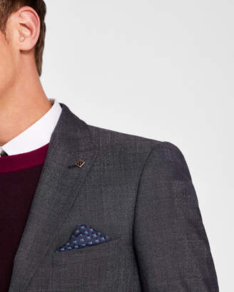 Ted Baker Modern fit checked Super 130s wool jacket