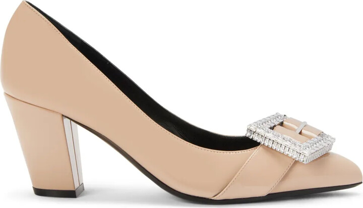 Giuseppe Zanotti Miss Buckle 70mm leather pumps
