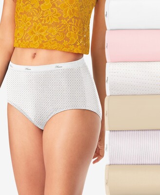 Hanes Women's 6-Pk. Assorted Cool Comfort Cotton Brief Underwear PP40BA -  ShopStyle Panties
