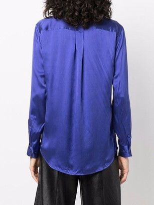 Royal Blue Silk Top | Shop the world's largest collection of 