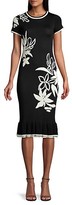 Thumbnail for your product : Shoshanna Leah Floral Knit Bodycon Dress