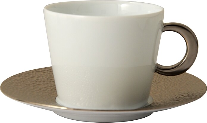 Bernardaud Ecume Platinum Tea Saucer