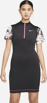 Thumbnail for your product : Nike Women's Sportswear Short-Sleeve Patchwork Dress in Black