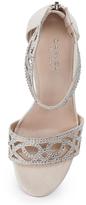 Thumbnail for your product : Carvela Gloss Jewelled Two-Part Sandals - Nude