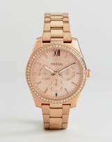 Thumbnail for your product : Fossil ES4315 Scarlette Mini Bracelet Watch In Rose Gold
