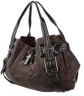 Thumbnail for your product : Roger Vivier Suede Bicolor Tote