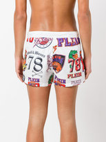 Thumbnail for your product : Philipp Plein 'Big foot' swimming trunks