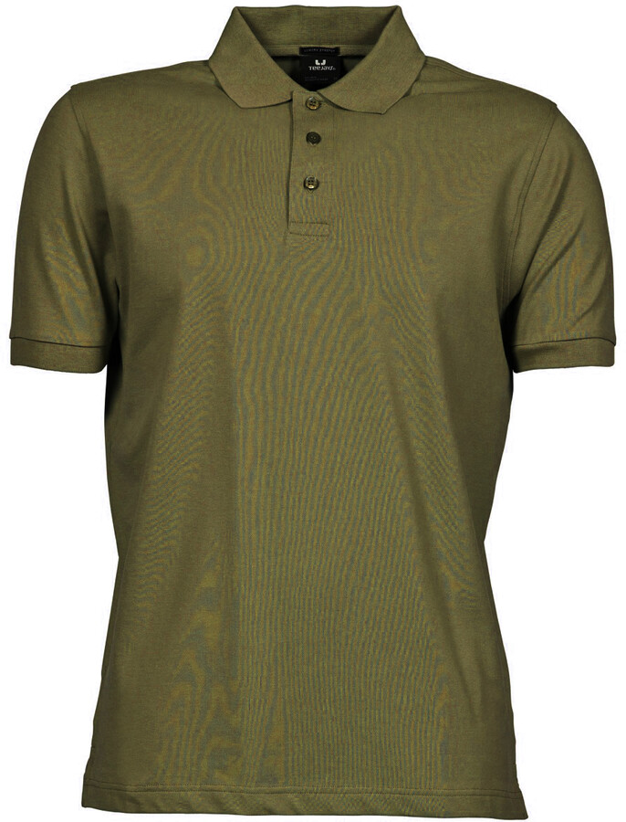 olive green polo shirt