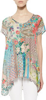 Thumbnail for your product : Johnny Was Collection Azzy Printed Trapeze Top