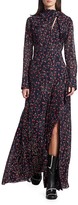 Thumbnail for your product : Chloé Aquatic Floral Lurex Silk Maxi Dress