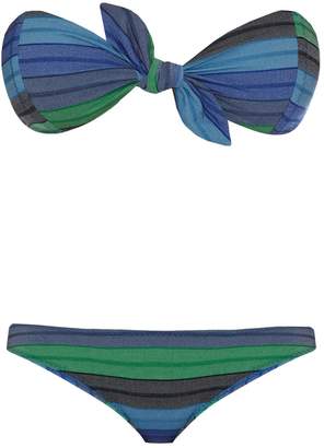 Lisa Marie Fernandez Poppy striped bandeau bikini