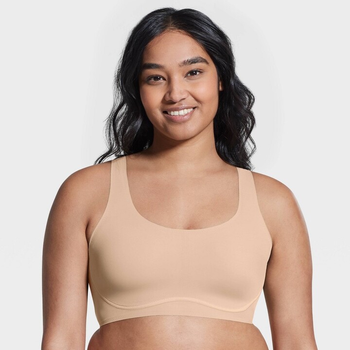 True & Co. True Everybody Women's Scoop Neck Lift Bra - Light Beige S - ShopStyle