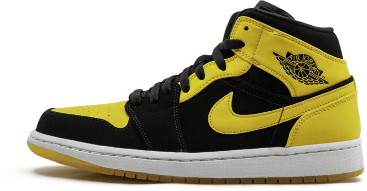 nike jordan yellow and black