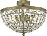 Thumbnail for your product : Linea Beata flush crystal ceiling light