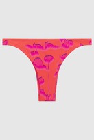 Thumbnail for your product : Reiss Printed High-Leg Bikini Bottoms