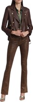 Thumbnail for your product : L'Agence Selma Coated Baby Boot-Cut Jeans