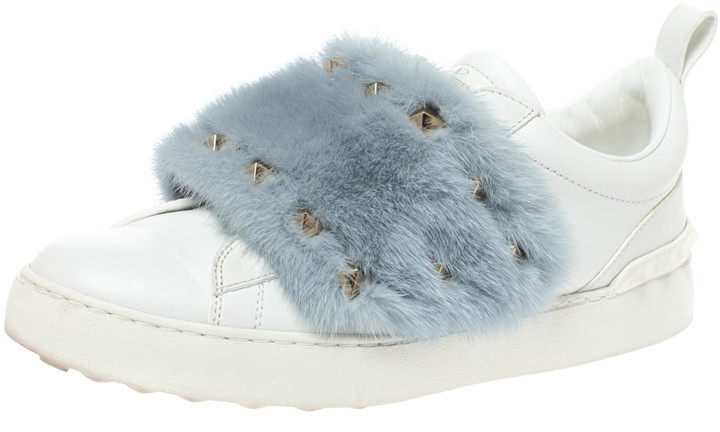 valentino mink sneakers
