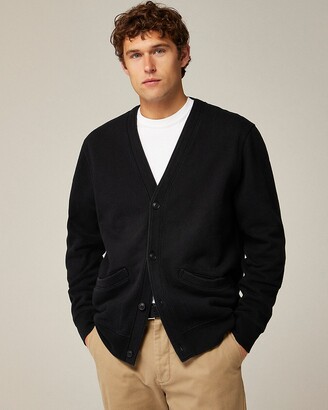J.Crew Heritage 14 oz. fleece cardigan sweater - ShopStyle