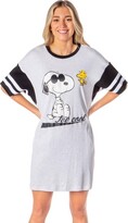 Thumbnail for your product : Intimo Peanut Women' Joe Cool Snoopy Woodtock Nightgown Pajama Shirt Dre (Large)