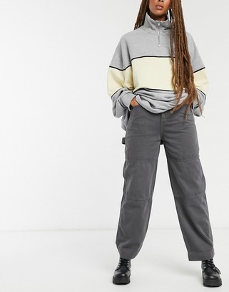 Kickers utility trousers with pocket logo