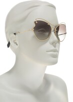 Thumbnail for your product : Miu Miu 61mm Butterfly Metal Sunglasses