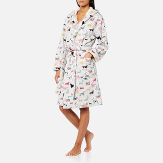 Joules Women's Idlewhile Fluffy Inner Dressing Gown