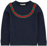 Thumbnail for your product : Gucci Graphic sweatshirt with a fancy braid