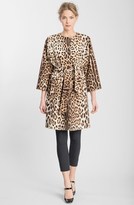 Thumbnail for your product : Dolce & Gabbana Leopard Print Wool & Cashmere Coat