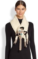 Thumbnail for your product : Eugenia Kim Kitty Wool Siamese Cat Scarf