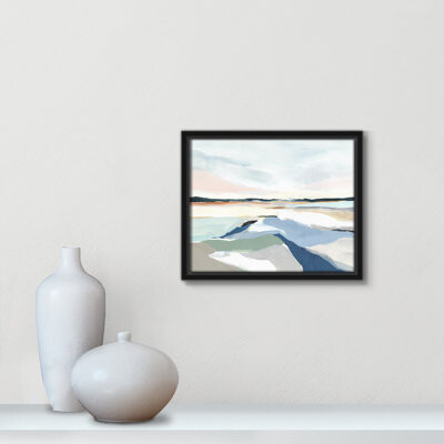 Casa Fine Arts Seaside Day I - Floater Frame Painting Print on Canvas