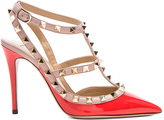 Thumbnail for your product : Valentino Rockstud Patent Slingbacks T.100