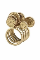 Thumbnail for your product : House Of Harlow 5 Stack Coin Ring