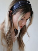 Thumbnail for your product : Tutti & Co Mist Print Knot Headband, White/Black