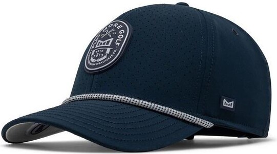 Melin A-Game Links Hydro Performance Golf Snapback Hat One Size Navy White