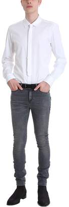 Neil Barrett Super Skinny Grey Denim Jeans