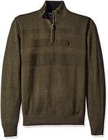 Thumbnail for your product : U.S. Polo Assn. Men's Textured Chest 1/4 Zip Sweater