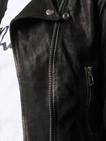 Thumbnail for your product : S.W.O.R.D 6.6.44 Front-Zip Moto Jacket