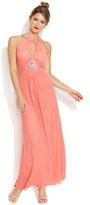 Thumbnail for your product : B. Darlin Juniors' Embellished Open-Back Gown