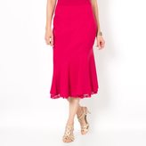 Thumbnail for your product : Anne Weyburn Plain Linen Look Skirt, Length 75 cm